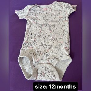 two 12M bodysuits